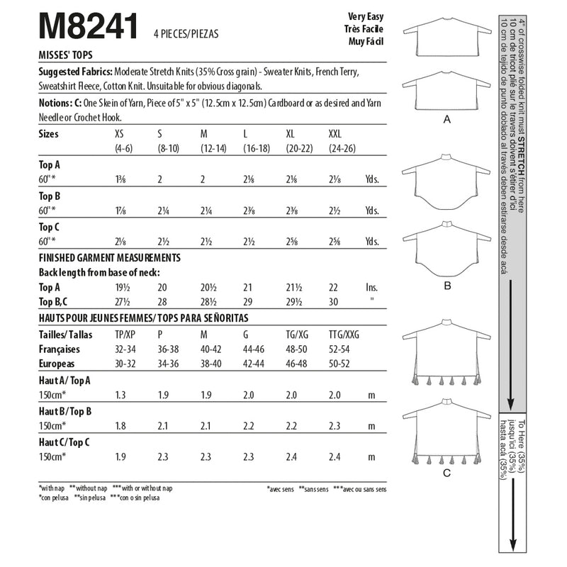 M8241 Misses' Tops (size: XS-S-M-L-XL-XXL)