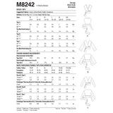 M8242 HAUTS KIMONO POUR FEMMES (grandeur: G-TG-TTG)
