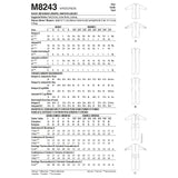 M8243 Misses' and Women's Romper, Jumpsuits and Belt (size: 26W-28W-30W-32W)