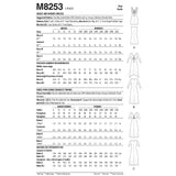 M8253 Misses' and Women's Dresses (18W-20W-22W-24W)