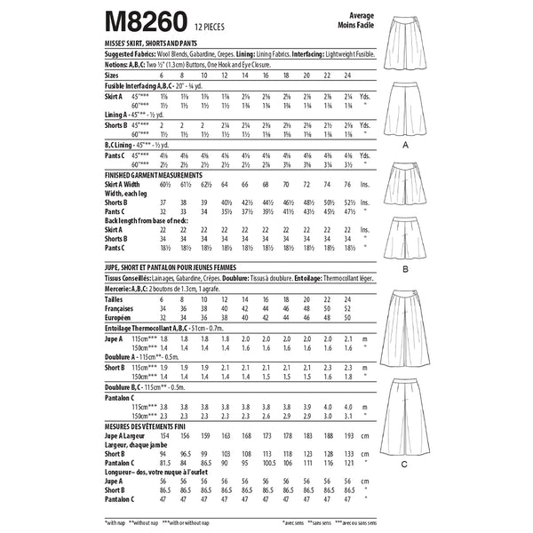 M8260A5 (grandeur:6-8-10-12-14)