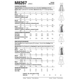 M8267 Children's Knit Dresses (2-3-4-5-6)