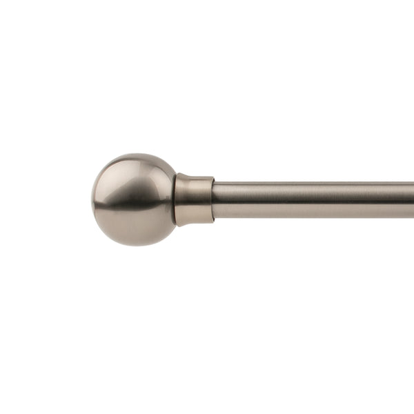 Globe - 28 mm Metal rod set - Brushed Silver