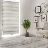 Zebra Cordless Sheer Shade - Grey - 60 x 84 inch