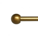 IRON ROD SET SMALL BALL - ANTIQUE BRASS