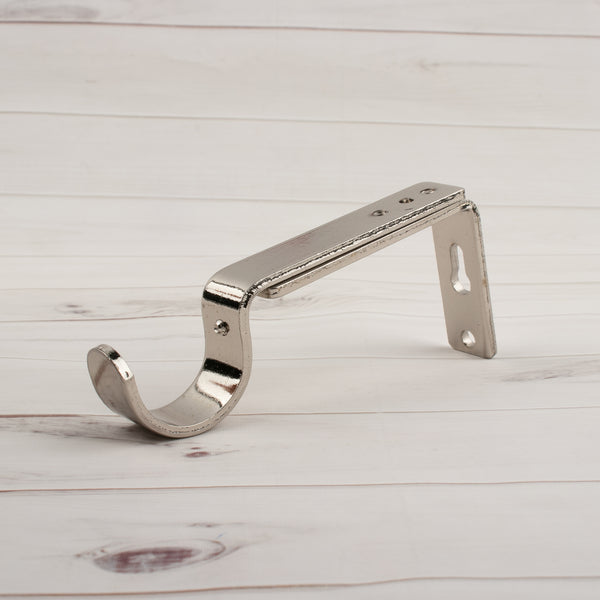 BRUSHED SILVER CENTER BRACKET - for a 1'' (28mm) diameter rod