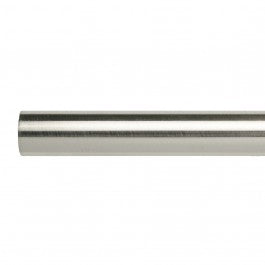 19mm metal rod - Brushed Silver