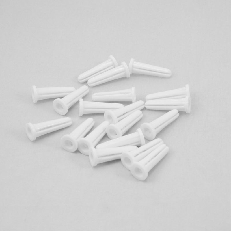 Plastic screw anchor - White