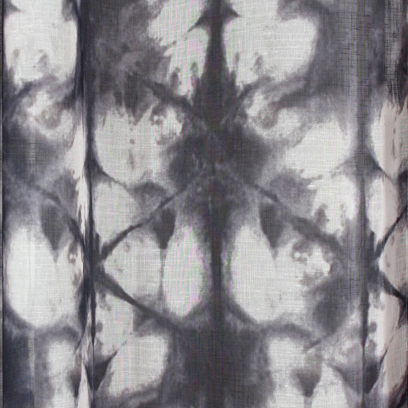 Curtain panel - Batik - Navy - 55 x 102''