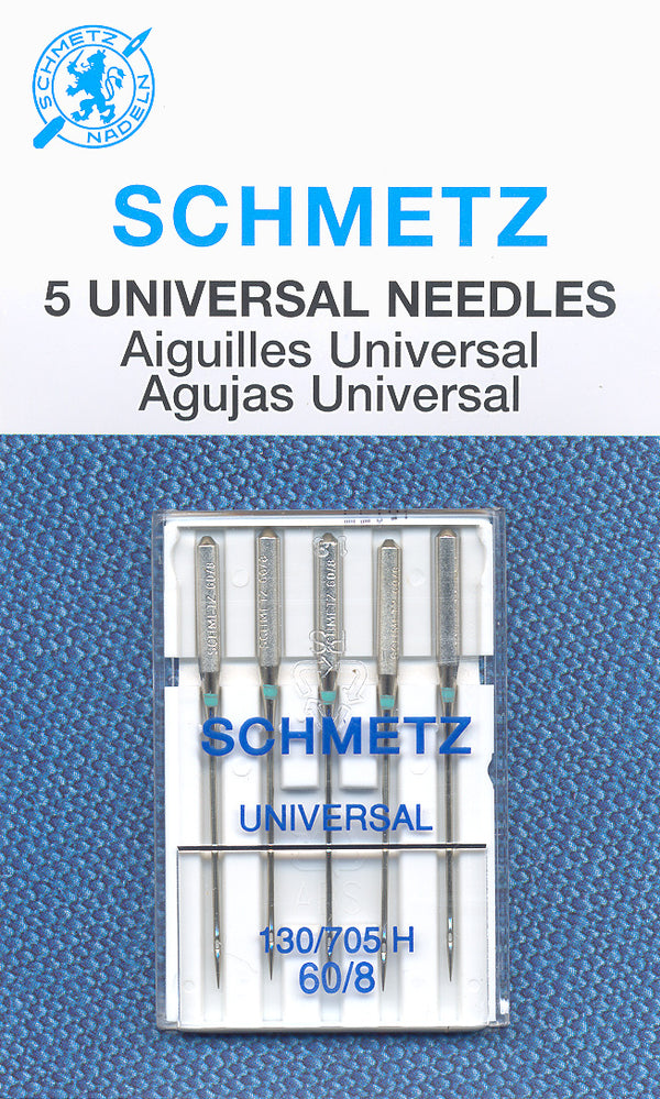 SCHMETZ universal needles - 60/8 carded 5 pieces