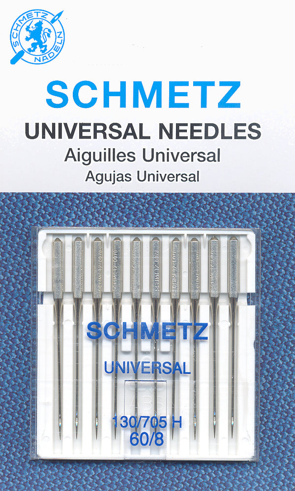 SCHMETZ universal needles - 60/8 carded 10 pieces
