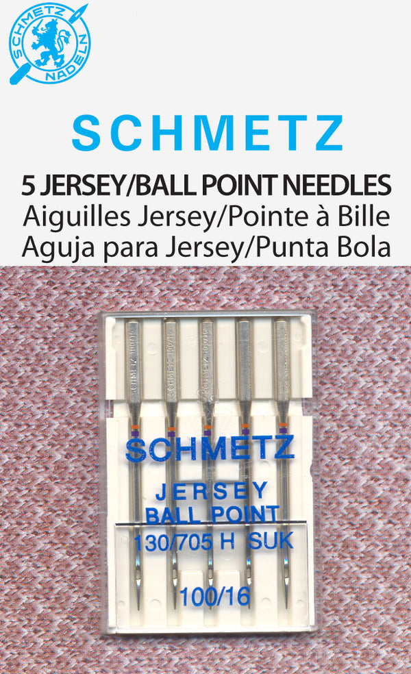SCHMETZ ballpoint needles - 100/16 carded 5 pieces