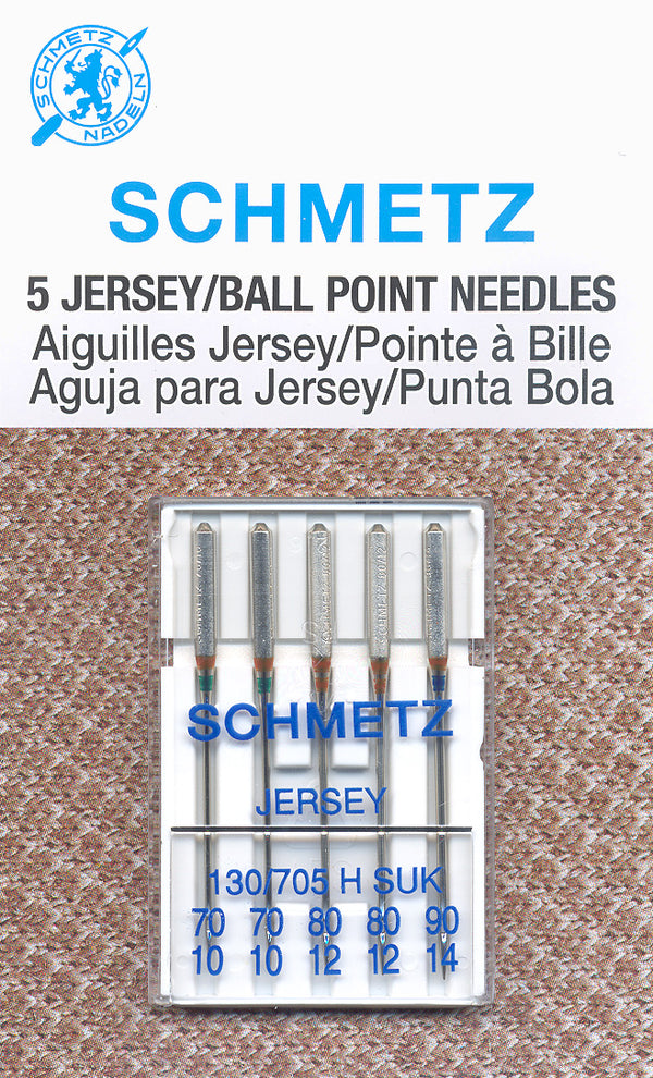 SCHMETZ ballpoint needles - asstorted size carded 5 pieces