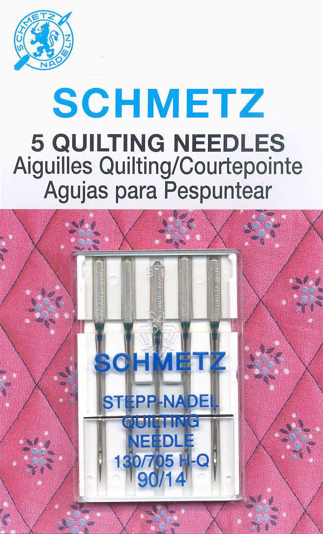 SCHMETZ quilting needles -  90/14 carded 5 pieces