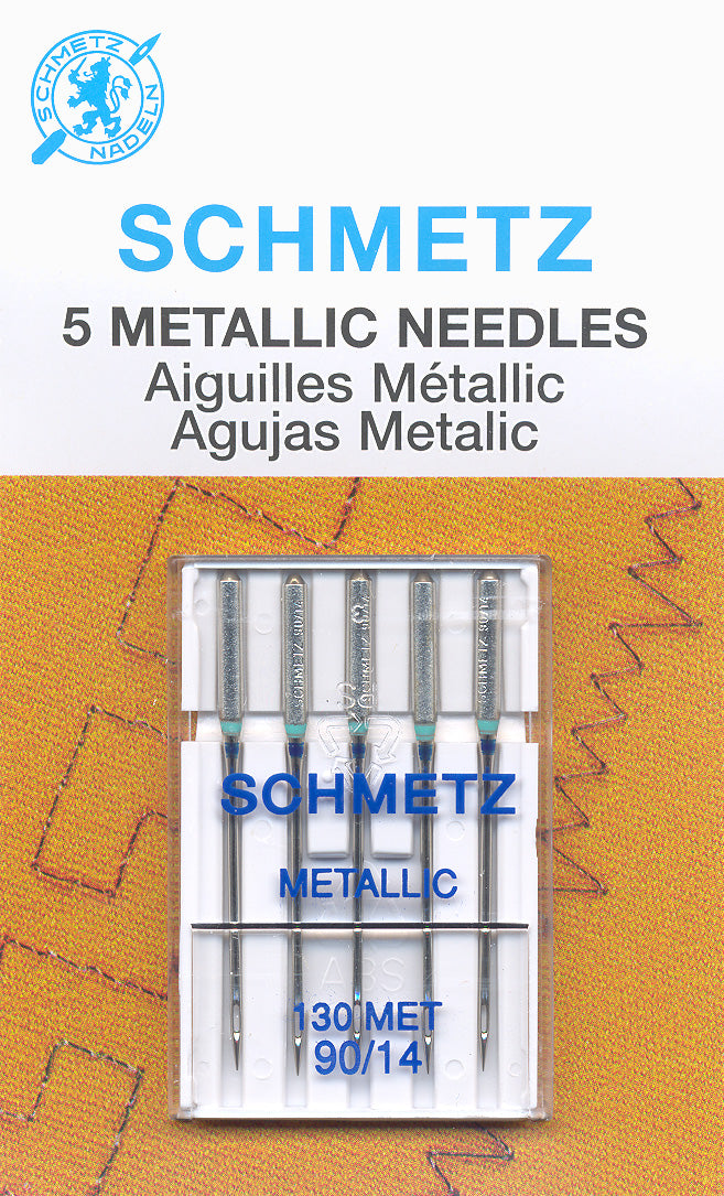 SCHMETZ aiguilles métalliques - 90/14 - carte de 5 pièces