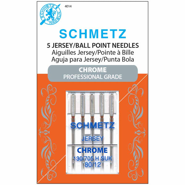 SCHMETZ #4014 Chrome Jersey - 80/12 - 5 needles