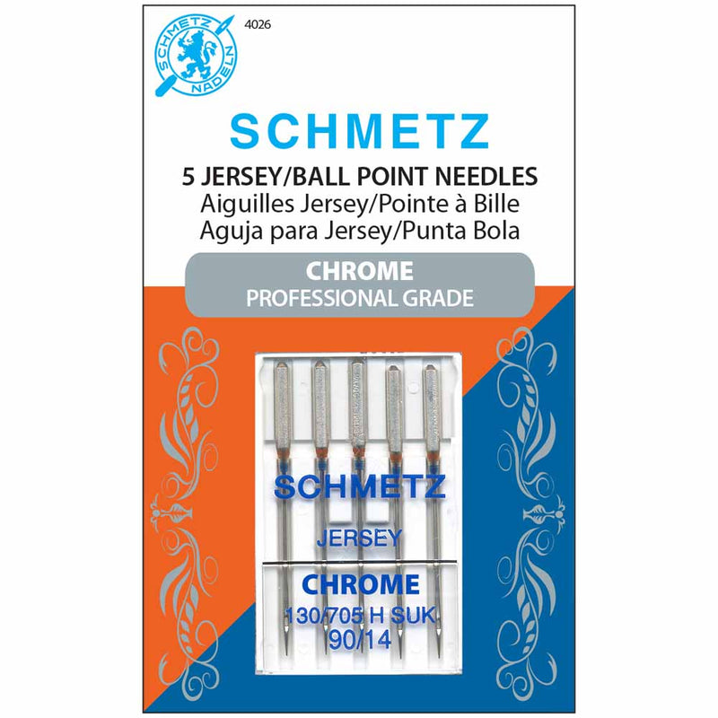 SCHMETZ #4026 Chrome Jersey - 90/14 - 5 needles