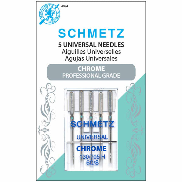 SCHMETZ #4024 Chrome Universal - 60/08 - 5 needles