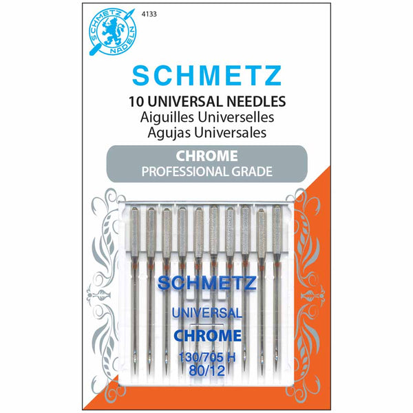 SCHMETZ #4133 Chrome Universal - 80/12 - 10 needles