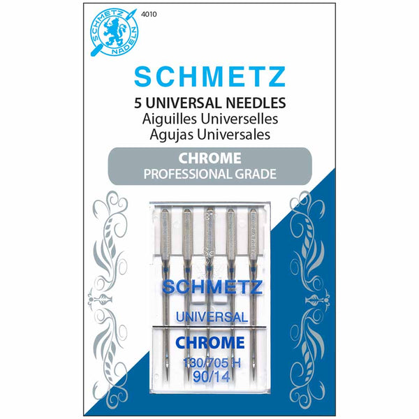 SCHMETZ #4010 Chrome Universal - 90/14 - 5 needles