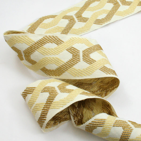 Designer tape "Rope" - Ivory/Crème brulée
