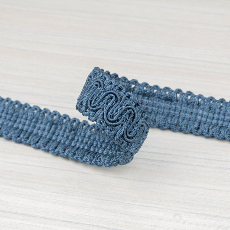 Scroll Gimp ½ po (1,1 cm) Blue