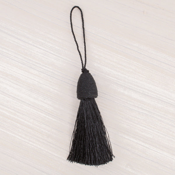 Key tassel 3 po (7,5 cm) Black