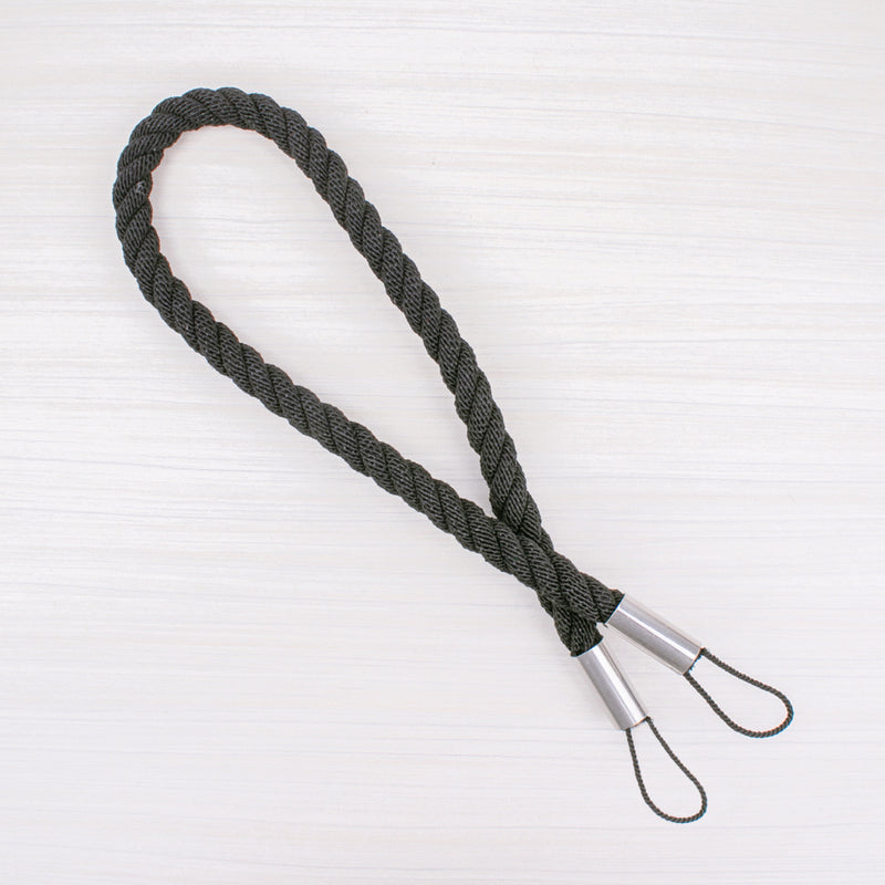 Rope Tie back 31 po (81 cm) Black