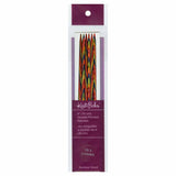 KNIT PICKS Rainbow Wood Double Point Knitting Needles 15cm (6") - Set of 5 - 3.25mm/US 3