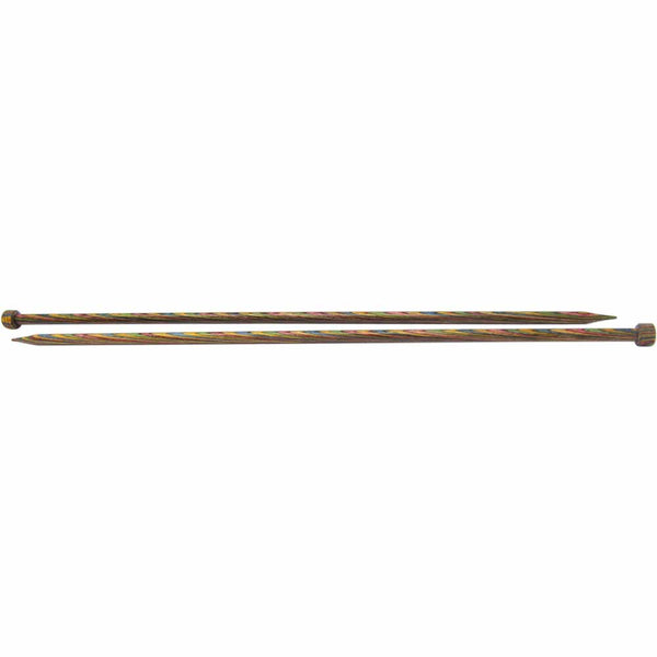 KNIT PICKS Rainbow Wood Single Point Knitting Needles 35cm  (14") - 5mm/US 8