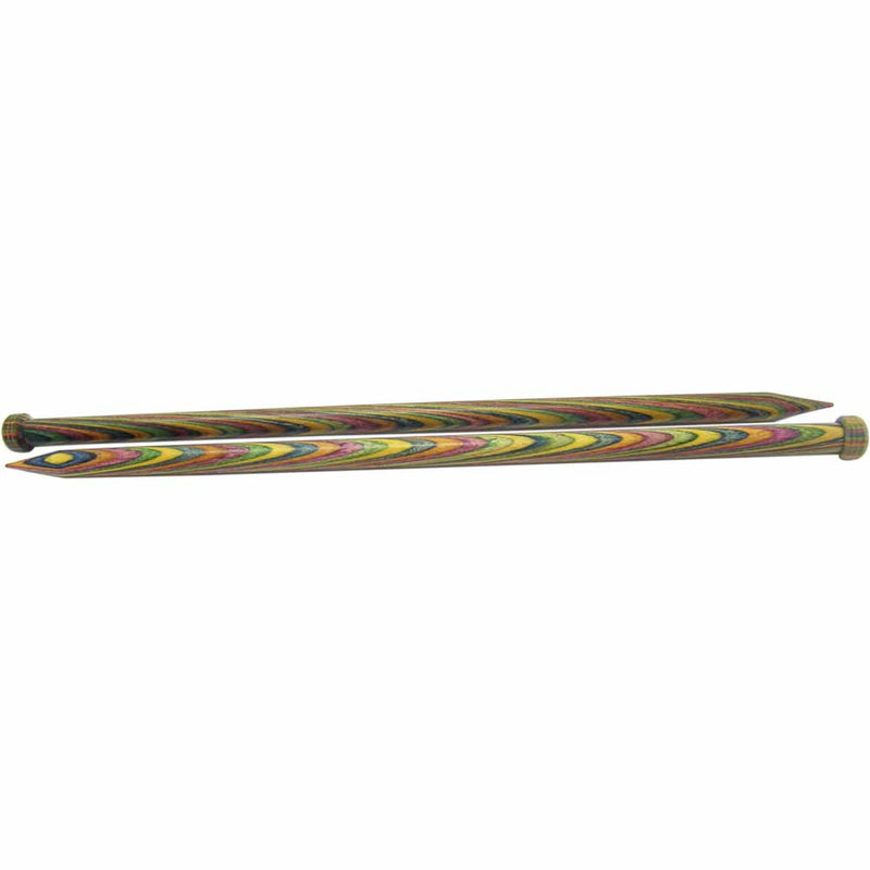 KNIT PICKS Rainbow Wood Single Point Knitting Needles 35cm  (14") - 9mm/US 13
