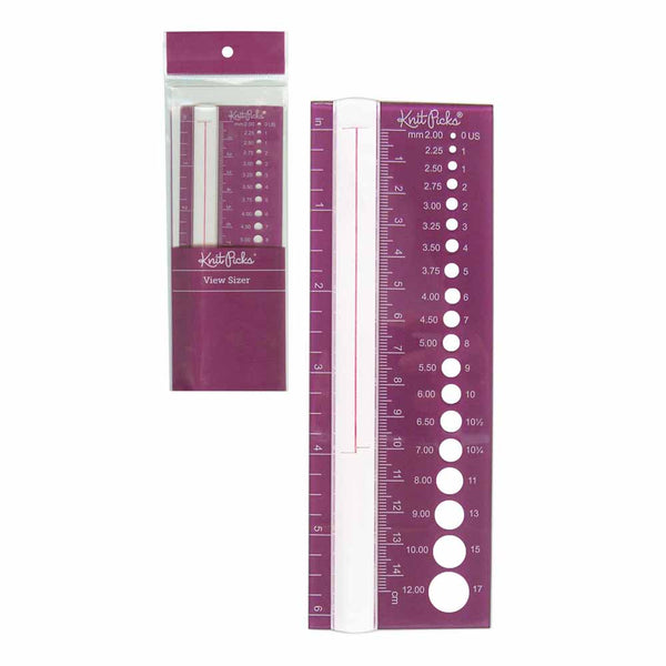 KNIT PICKS Needle Size Finder and Stitch Counter