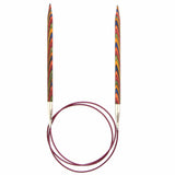 KNIT PICKS Rainbow Wood Circular Knitting Needles - 80cm (32") - 6mm/US 10