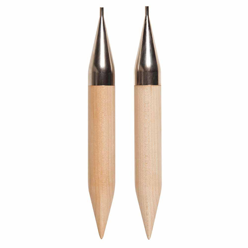 KNIT PICKS Birch Wood Interchangeable Circular Needle Tips - 25mm (US 50)