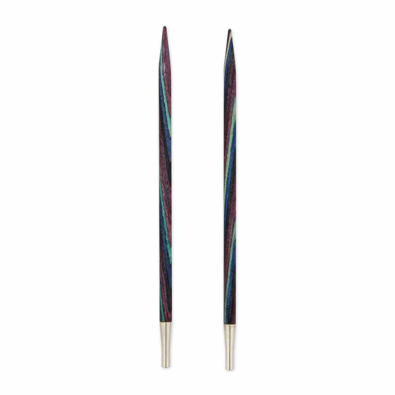 KNIT PICKS Foursquare Majestic Wood Interchangeable Circular Needle Tips 12cm (5") - 5.5mm/US 9