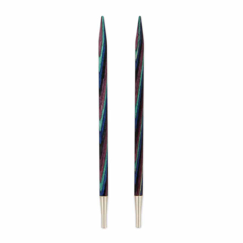 KNIT PICKS Foursquare Majestic Wood Interchangeable Circular Needle Tips 12cm (5") - 6mm/US 10