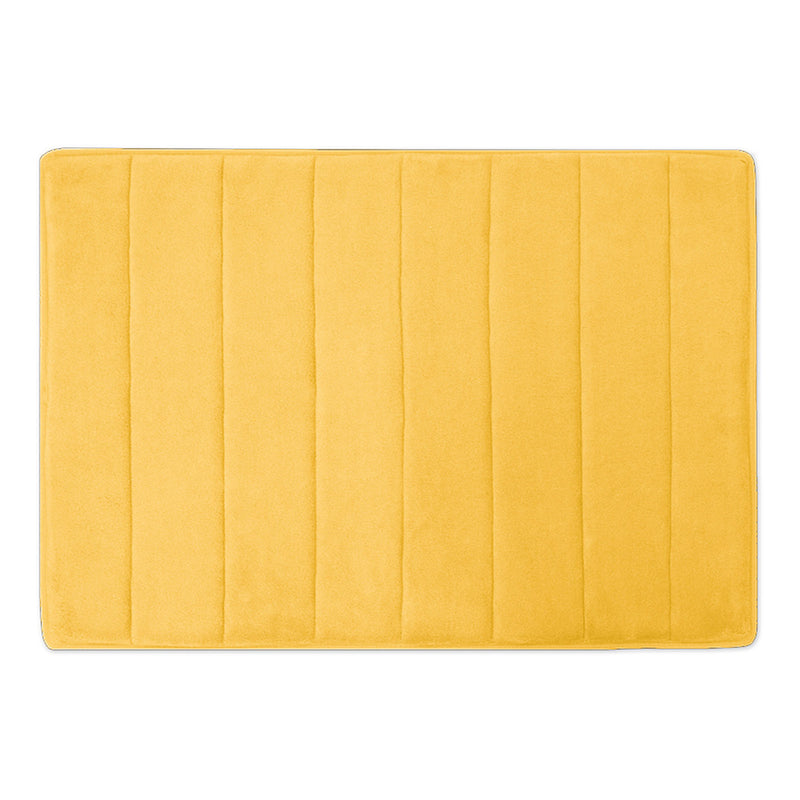 Anti Slip Memory Foam Bath Mat - Yellow - 18 x 30''