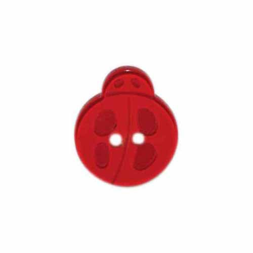 ELAN 2-Hole Novelty Button - Red - 19mm (¾") -2 pcs