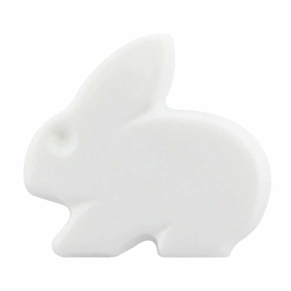 CIRQUE Novelty Shank Button - White - 15mm (⅝") - Bunny