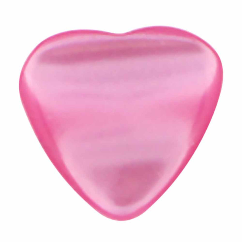 CIRQUE bouton fantaisie à tige - rose - 11mm (⅜") - coeur