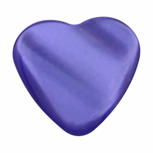 CIRQUE bouton fantaisie à tige - violet - 11mm (⅜") - coeur