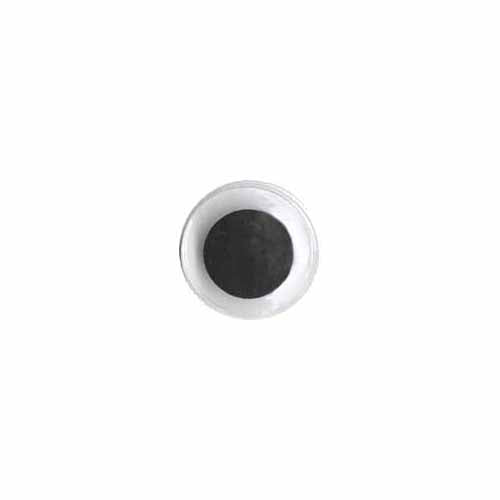 CIRQUE bouton fantaisie à tige - noir - 15mm (⅝") - oeil