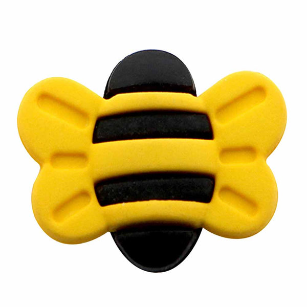 CIRQUE bouton fantaisie à tige - jaune - 31mm (1¼") - abeille