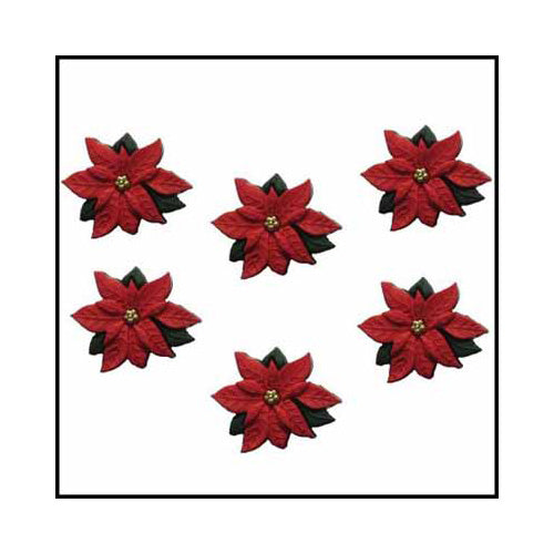 DRESS IT UP Christmas - Red Poinsettias