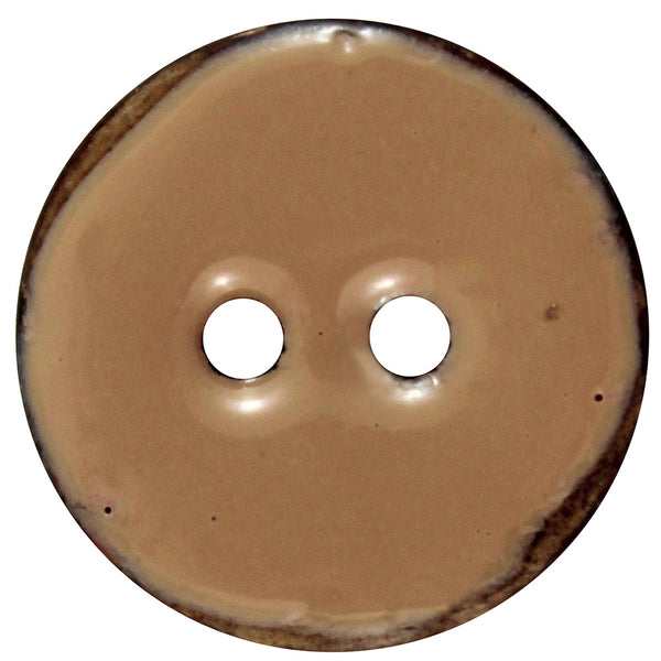INSPIRE 2 Hole Button - Coconut - 18mm (¾") - 5pcs