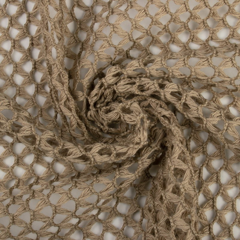 BREEZY Crochet Mesh - Brown