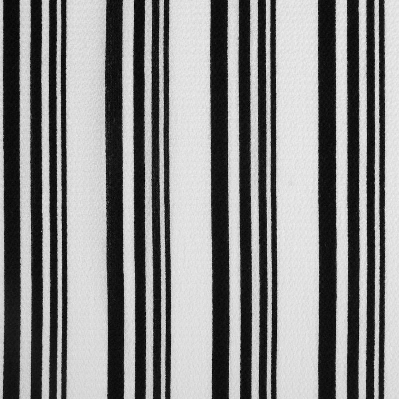 EMMA Bubble Crepe Print - Stripes - White
