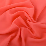 LORELLE Rayon Voile Solid - Coral