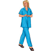 B3039 Femme/Petite Femme - Chemisier, haut, tunique, robe, jupe et pantalon (Grandeur : 22W-24W-26W)