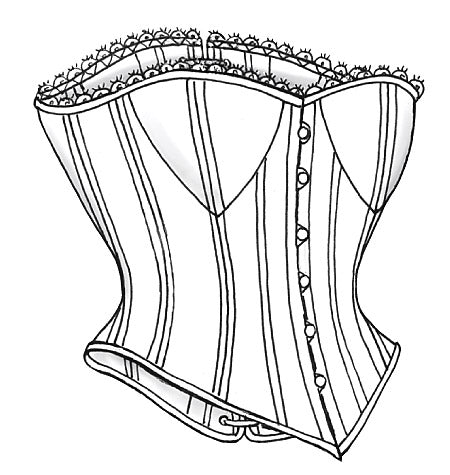 B4254 Jeune Femme - Soutien et corset (Grandeur : 12-14-16)